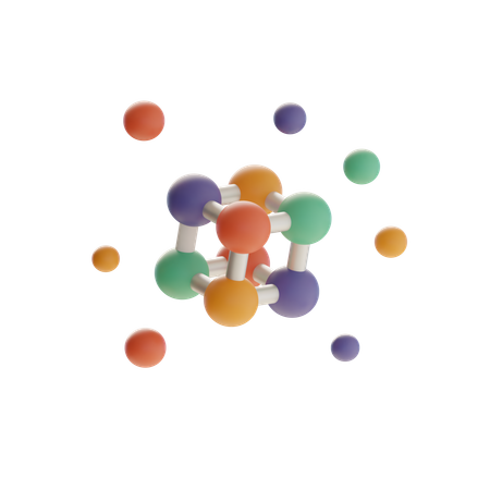 Molecule  3D Icon