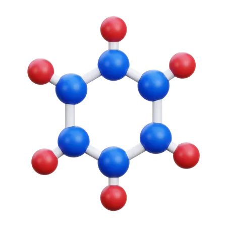 Molecule  3D Icon