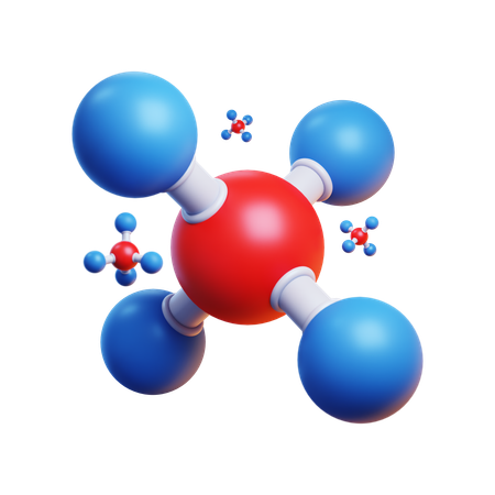 Molecule  3D Icon