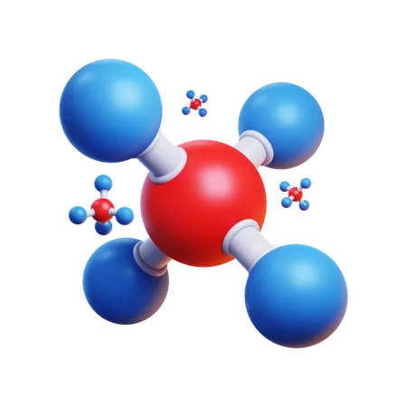 Molecule  3D Icon