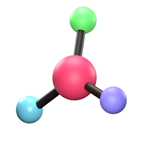 Molecule  3D Icon