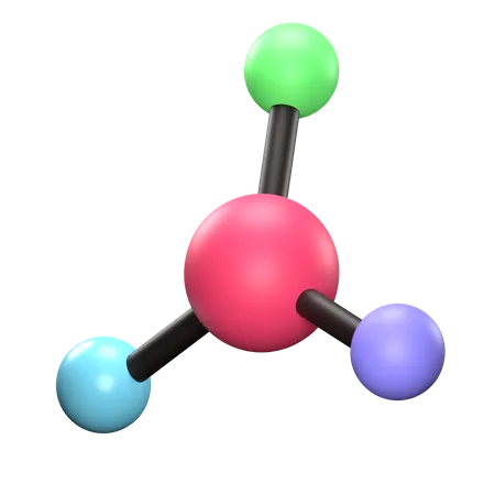 Molecule  3D Icon