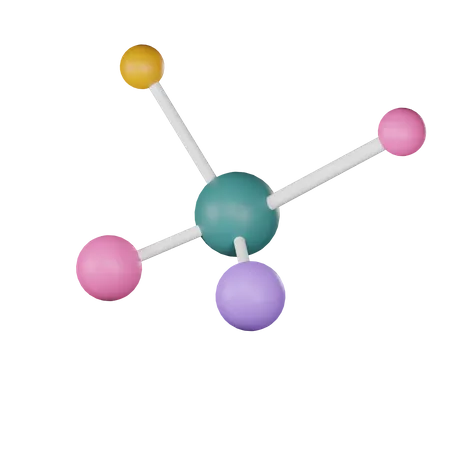 Molecule  3D Icon