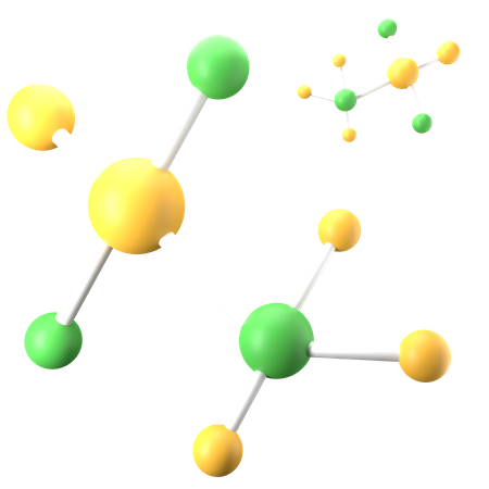 Molecule  3D Icon