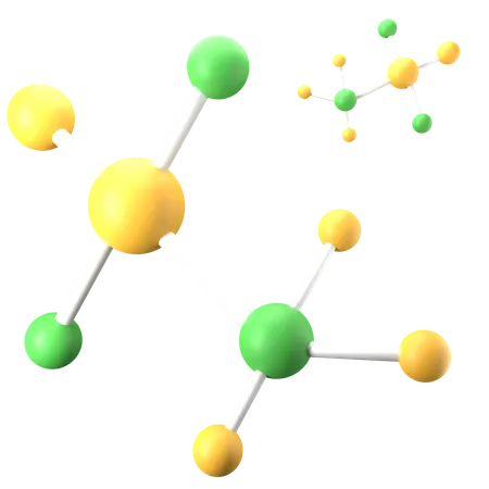 Molecule  3D Icon