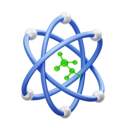 Molecule  3D Icon