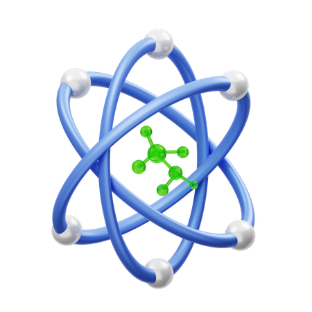 Molecule  3D Icon