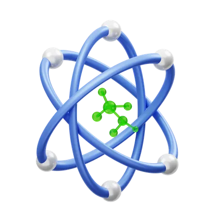 Molecule  3D Icon