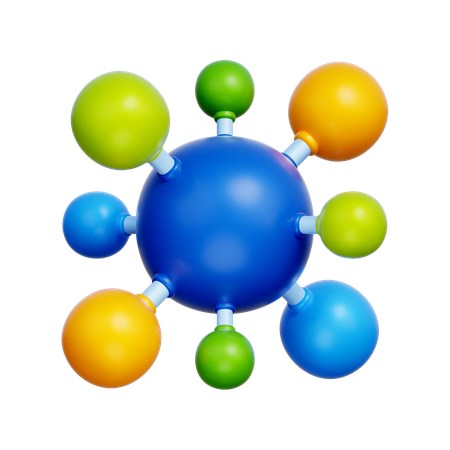 Molecule  3D Icon