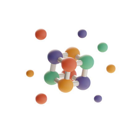 Molecule  3D Icon