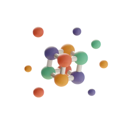 Molecule  3D Icon