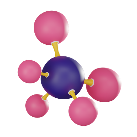 Molecule  3D Icon