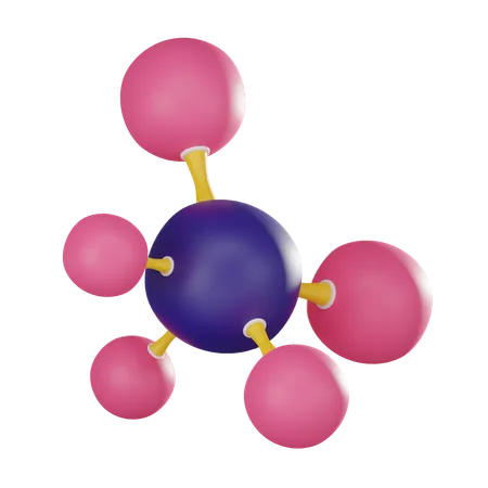 Molecule  3D Icon