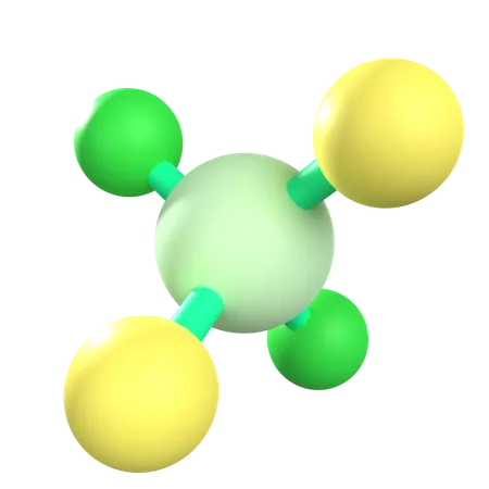 Molecule  3D Icon