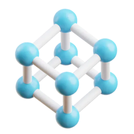 Molecule  3D Icon