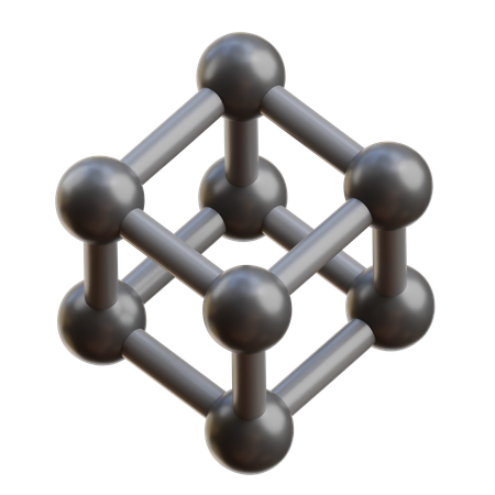 Molecule  3D Icon