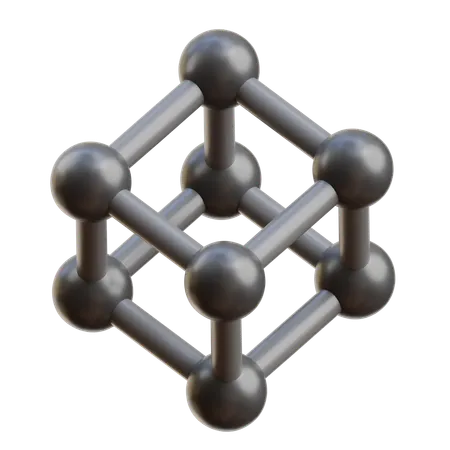Molecule  3D Icon