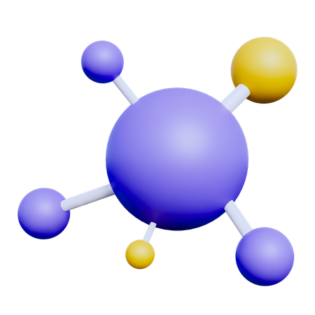 Molecule  3D Icon