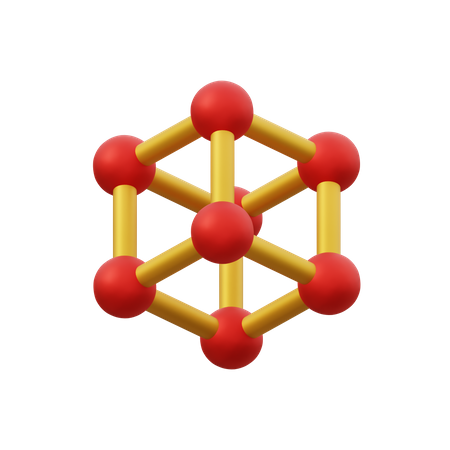 Molecule  3D Icon