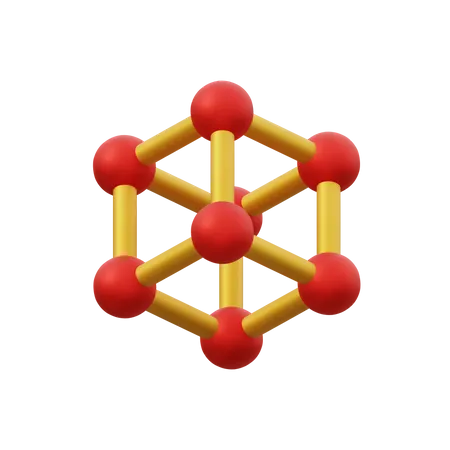 Molecule  3D Icon