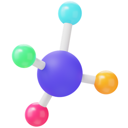 Molecule  3D Icon