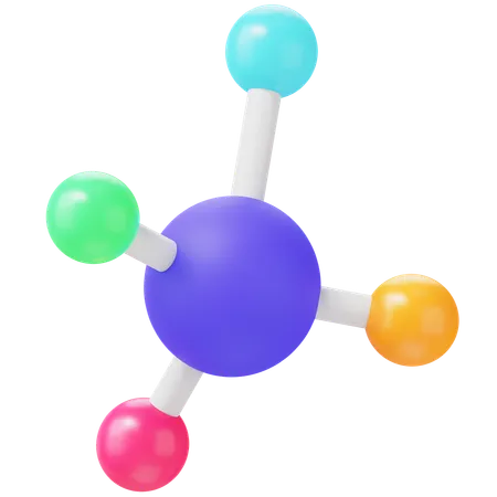 Molecule  3D Icon