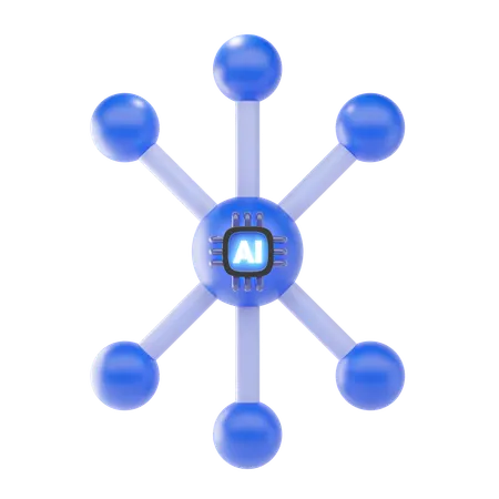 Molecule  3D Icon