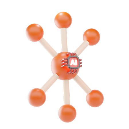 Molecule  3D Icon