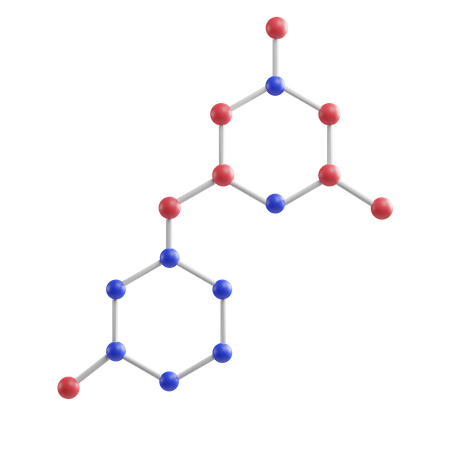 Molecule 3D Illustration