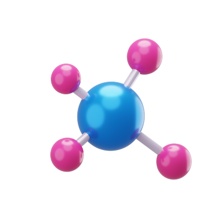 Molecule Structure  3D Icon