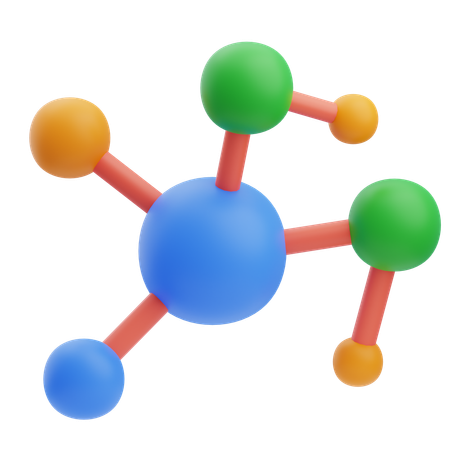 Molecule Structure  3D Icon