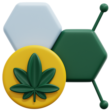 分子  3D Icon