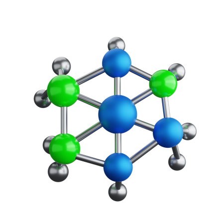 Molecules  3D Icon