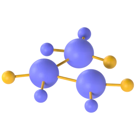 Molecules  3D Icon