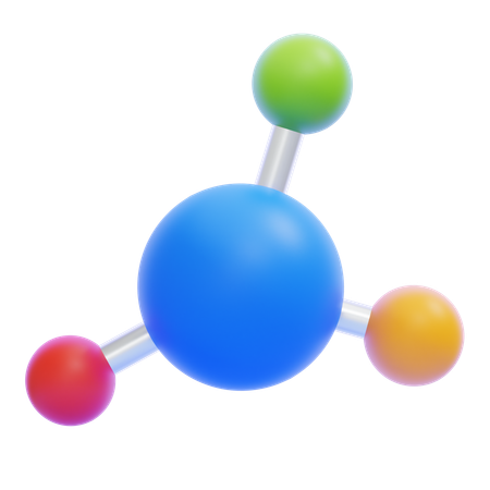 Molekül  3D Icon