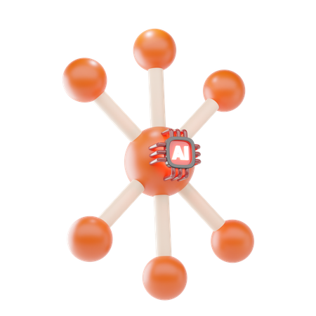 Molekül  3D Icon