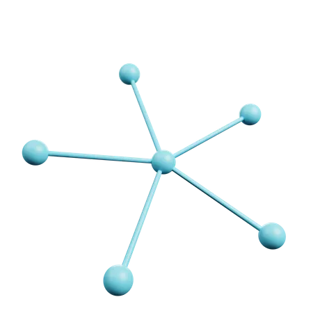 Molekül  3D Illustration