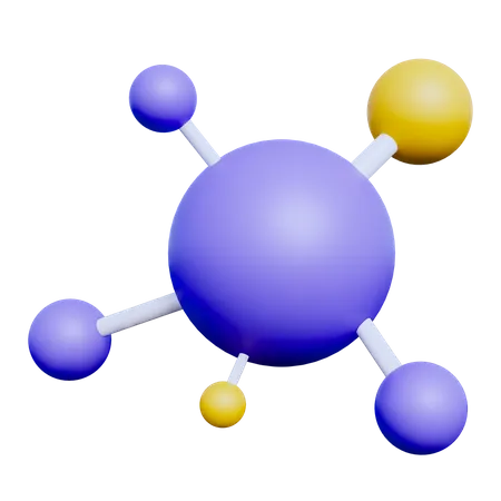 Molekül  3D Icon