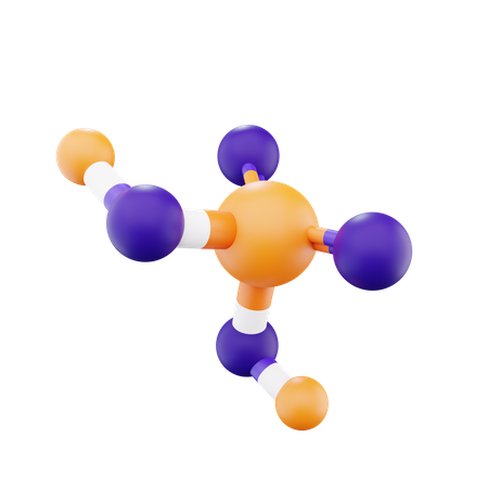 Molekülstruktur  3D Icon