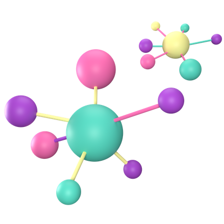 Molekülstruktur  3D Icon