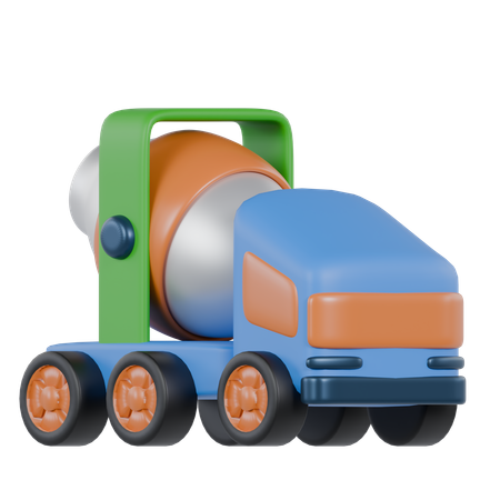 Molen Truck  3D Icon