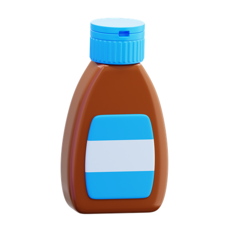 Molho de caramelo  3D Icon