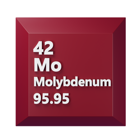 Molibdênio  3D Icon