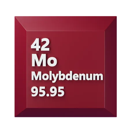 Molibdênio  3D Icon