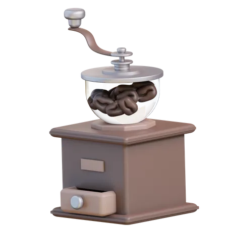 Molino De Cafe De Ilustracion 3 D 3D Icon