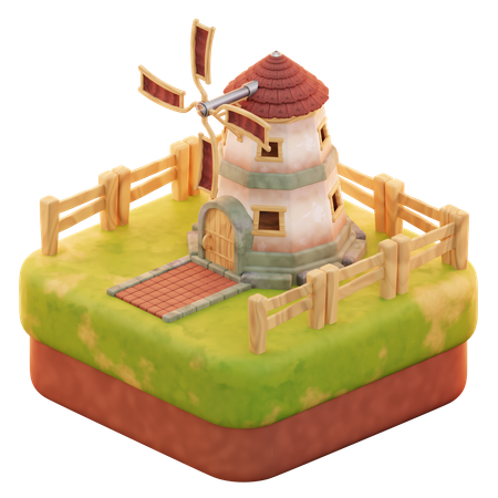 Molino  3D Icon