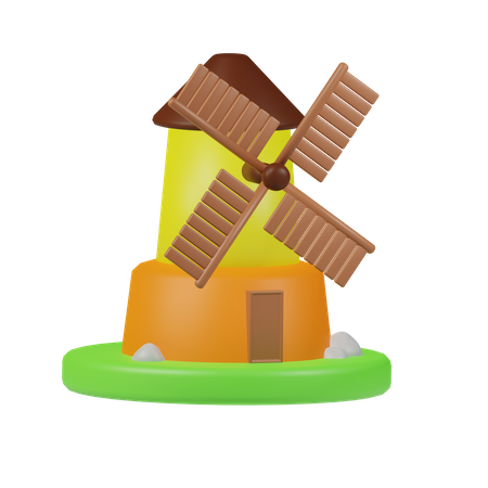 Molino  3D Icon