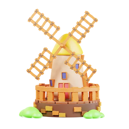 Molino  3D Icon