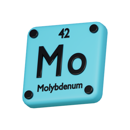 Molybdène  3D Icon