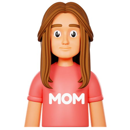 Mom  3D Icon